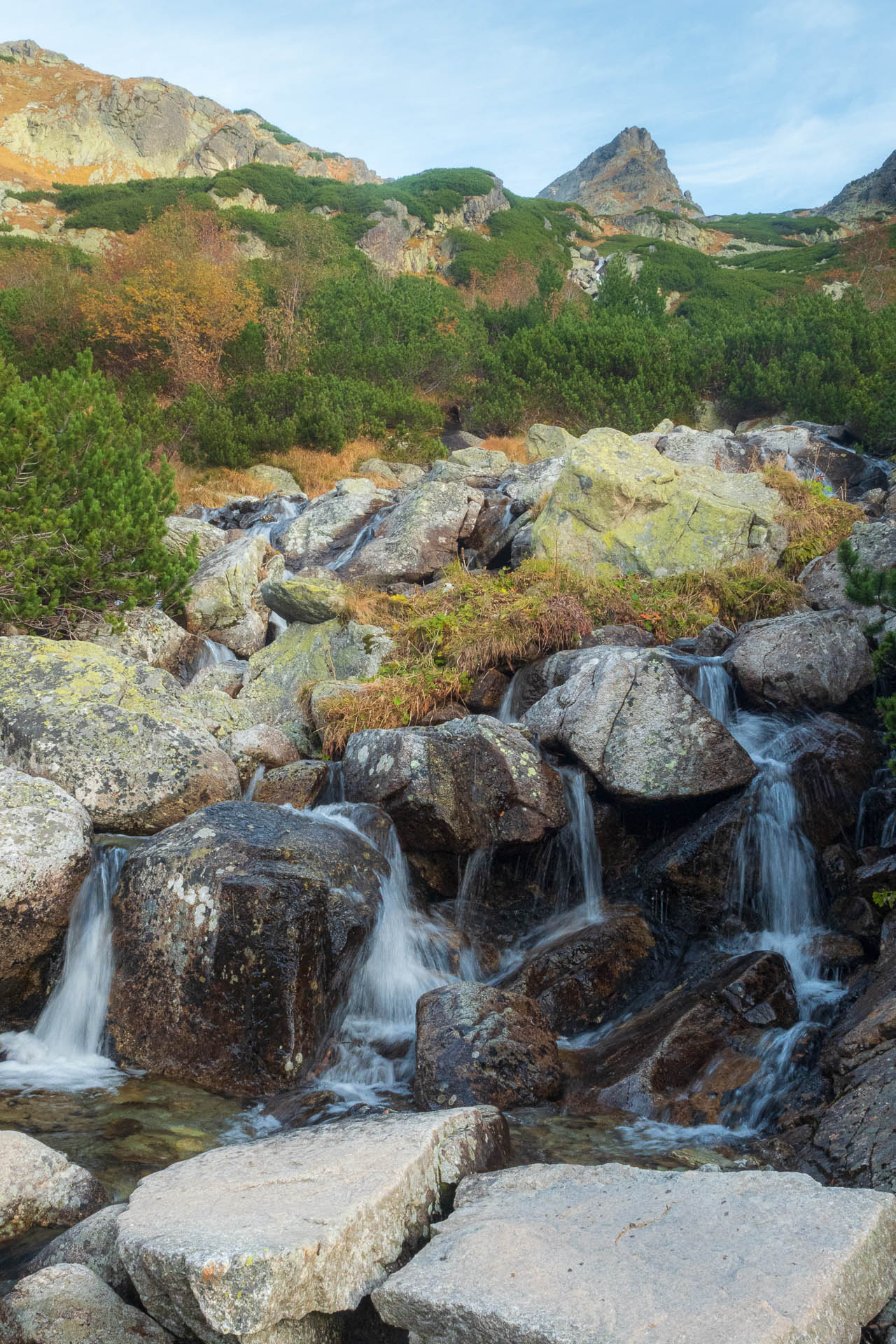 Kôprovský štít od Štrbského plesa (Vysoké Tatry)