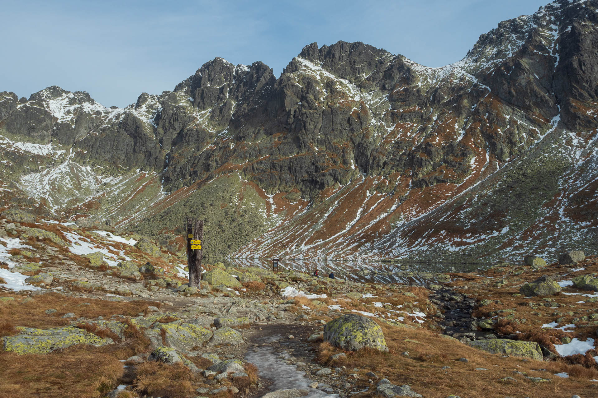 Kôprovský štít od Štrbského plesa (Vysoké Tatry)