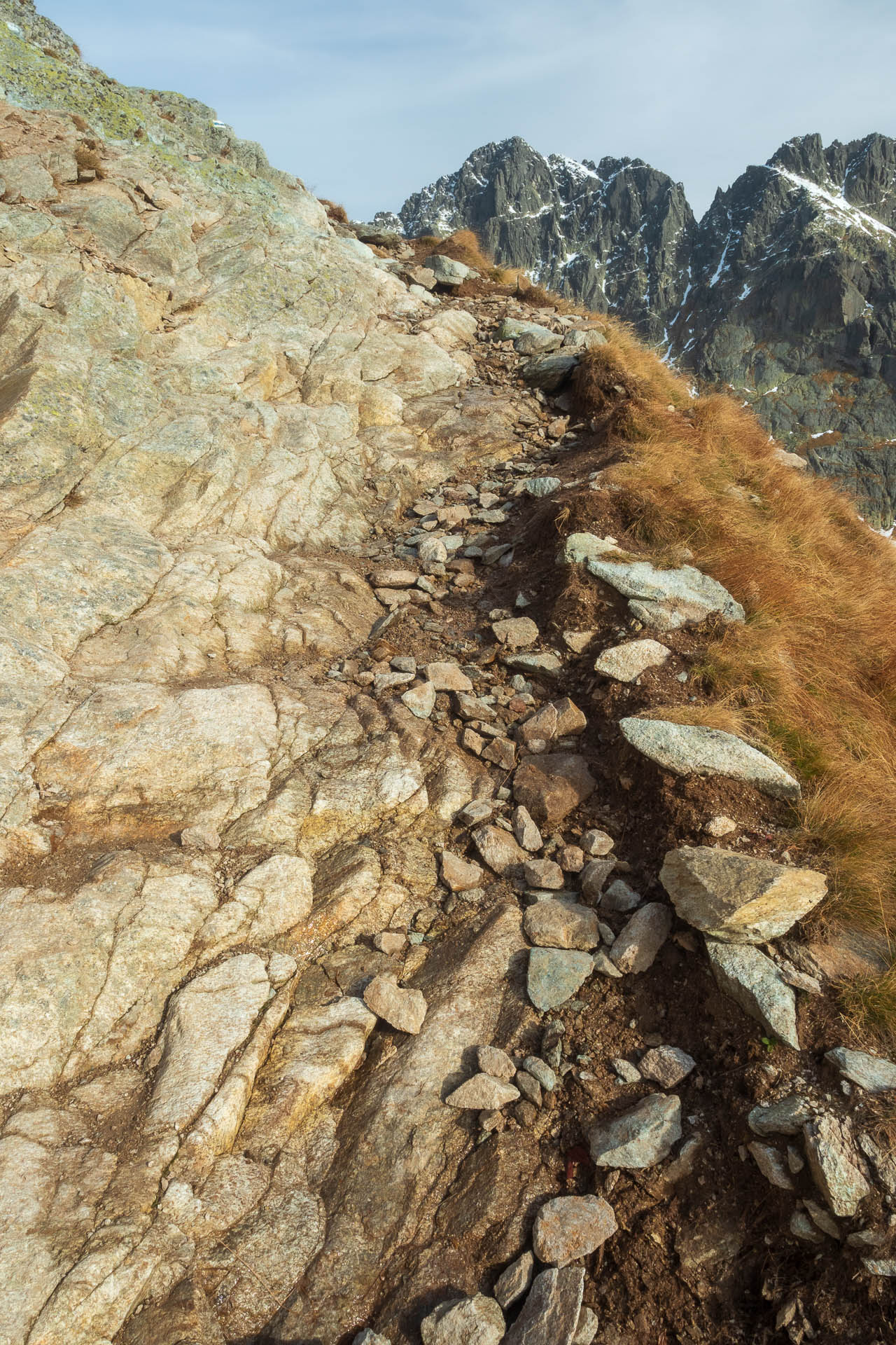 Kôprovský štít od Štrbského plesa (Vysoké Tatry)