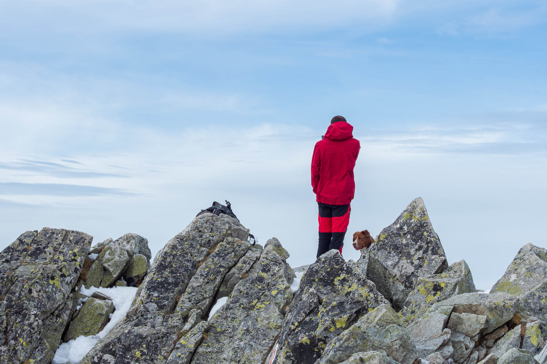 Kôprovský štít od Štrbského plesa (Vysoké Tatry)