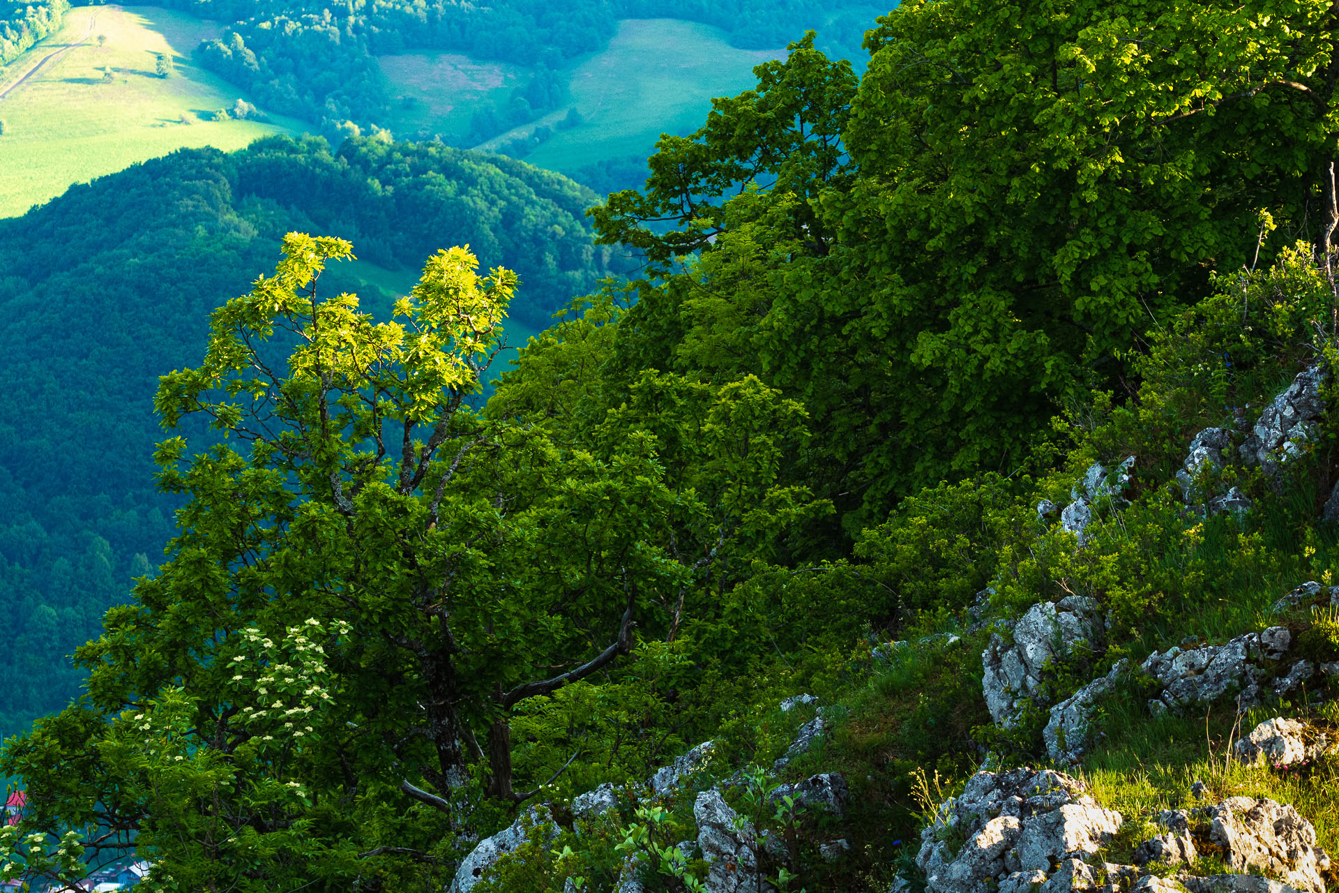 Muránsky hrad z Nižnej Kľakovej (Muránska planina)