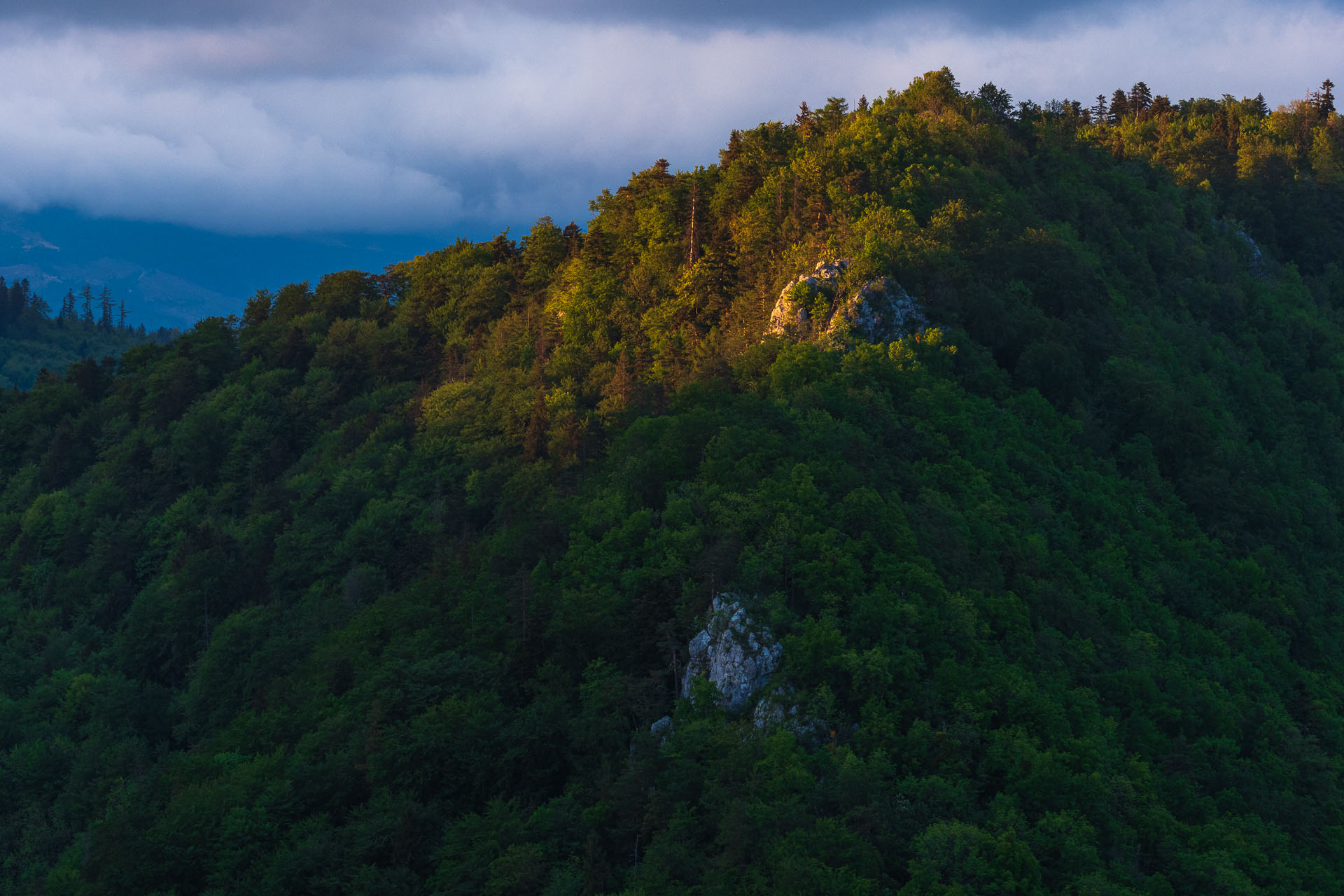 Muránsky hrad z Nižnej Kľakovej (Muránska planina)