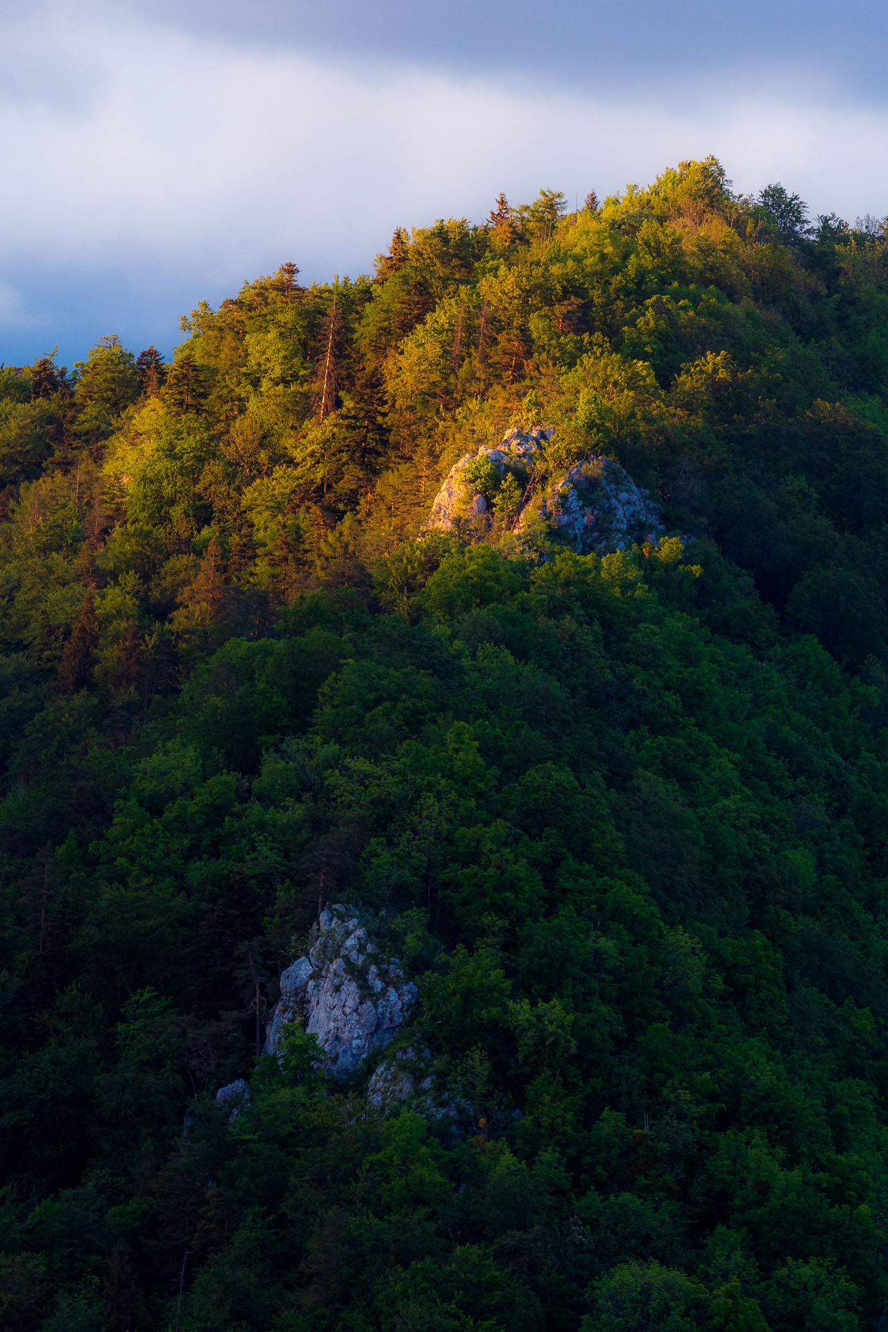 Muránsky hrad z Nižnej Kľakovej (Muránska planina)