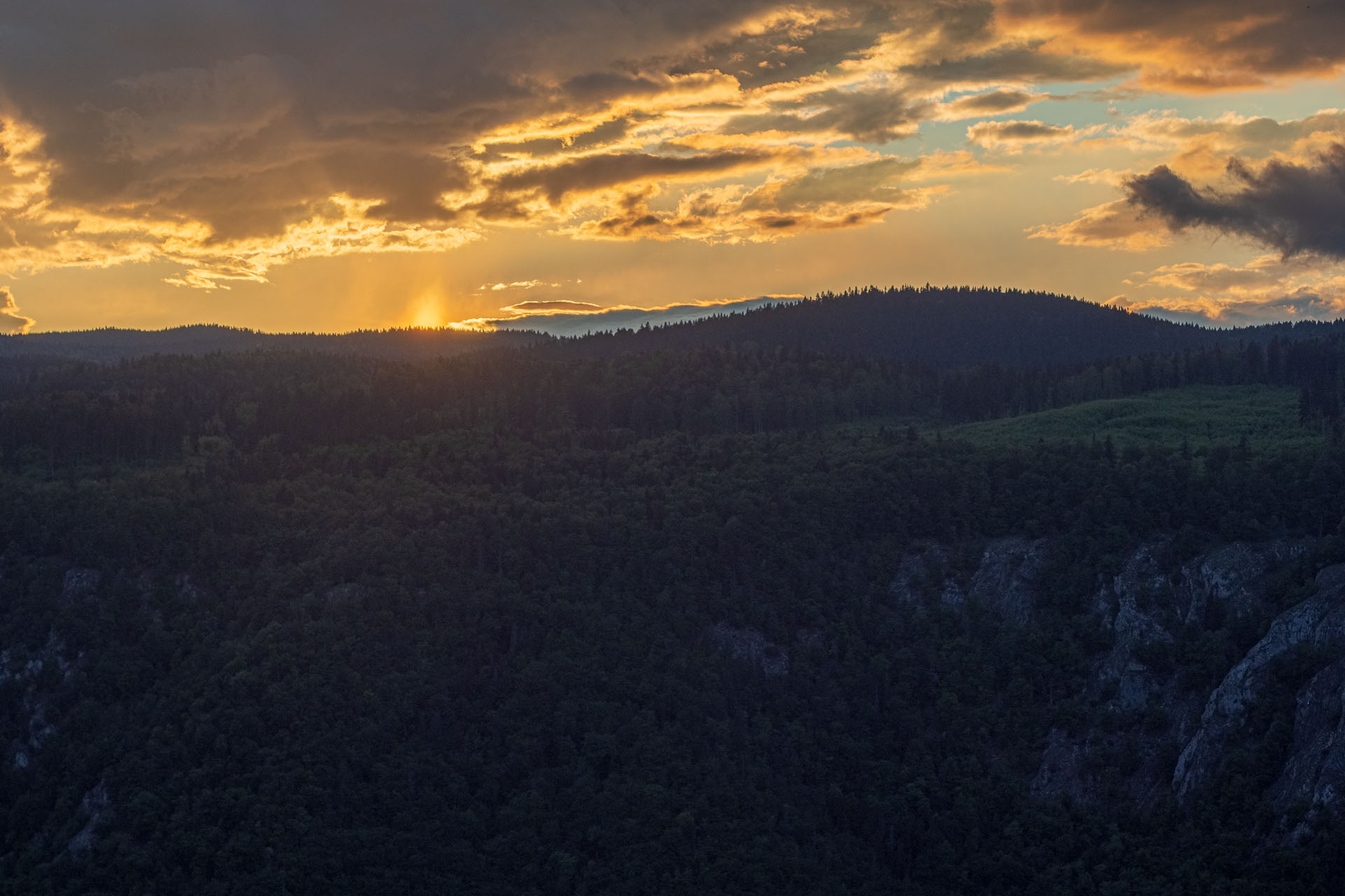 Muránsky hrad z Nižnej Kľakovej (Muránska planina)