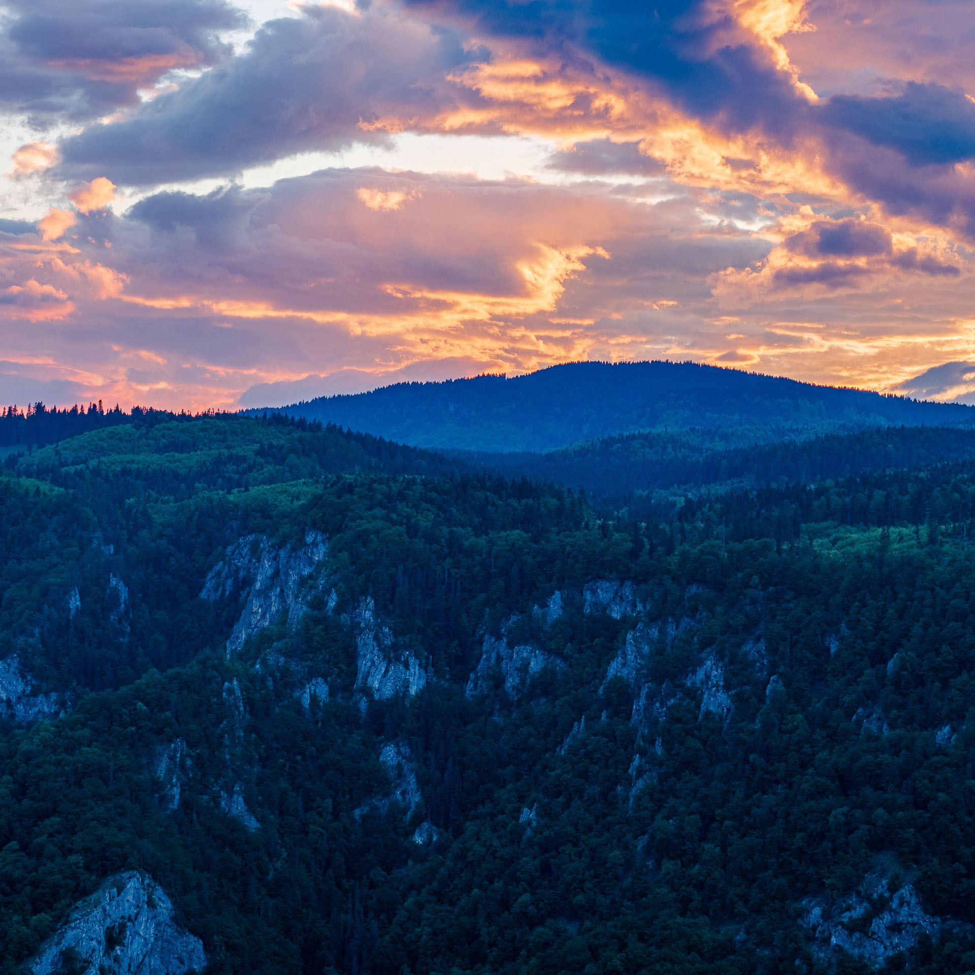 Muránsky hrad z Nižnej Kľakovej (Muránska planina)