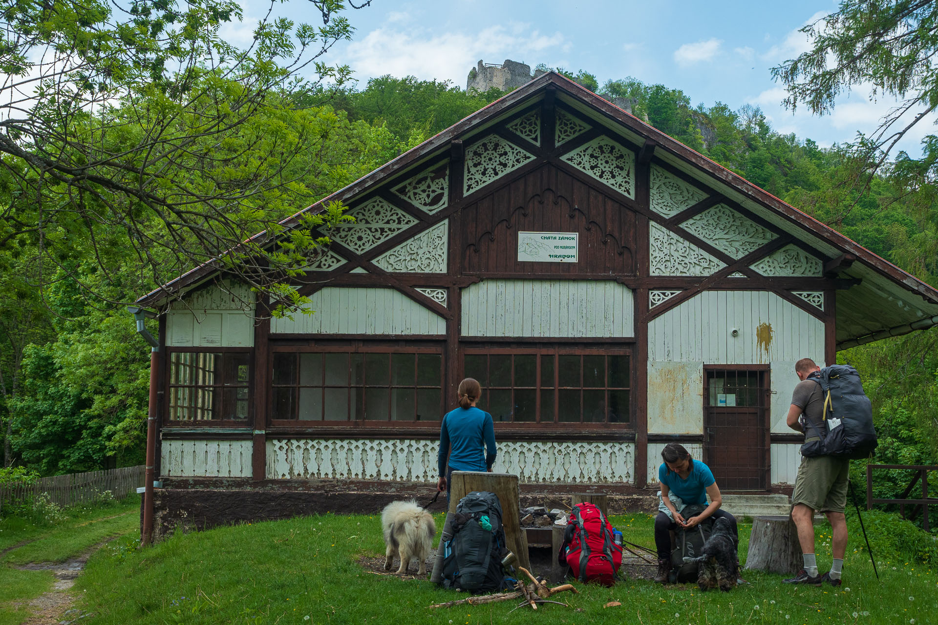 Muránsky hrad z Nižnej Kľakovej (Muránska planina)