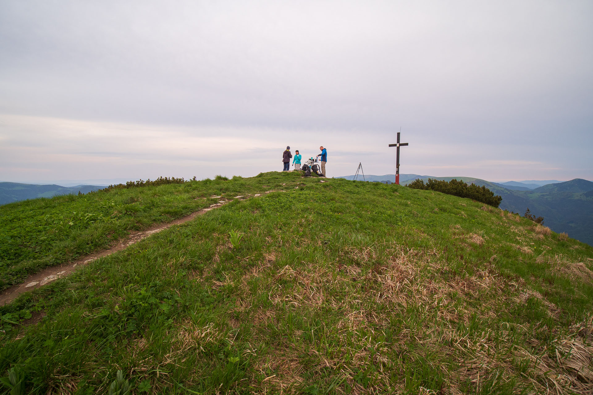 Rakytov od vojenskej zotavovne Granit Smrekovica (Veľká Fatra)