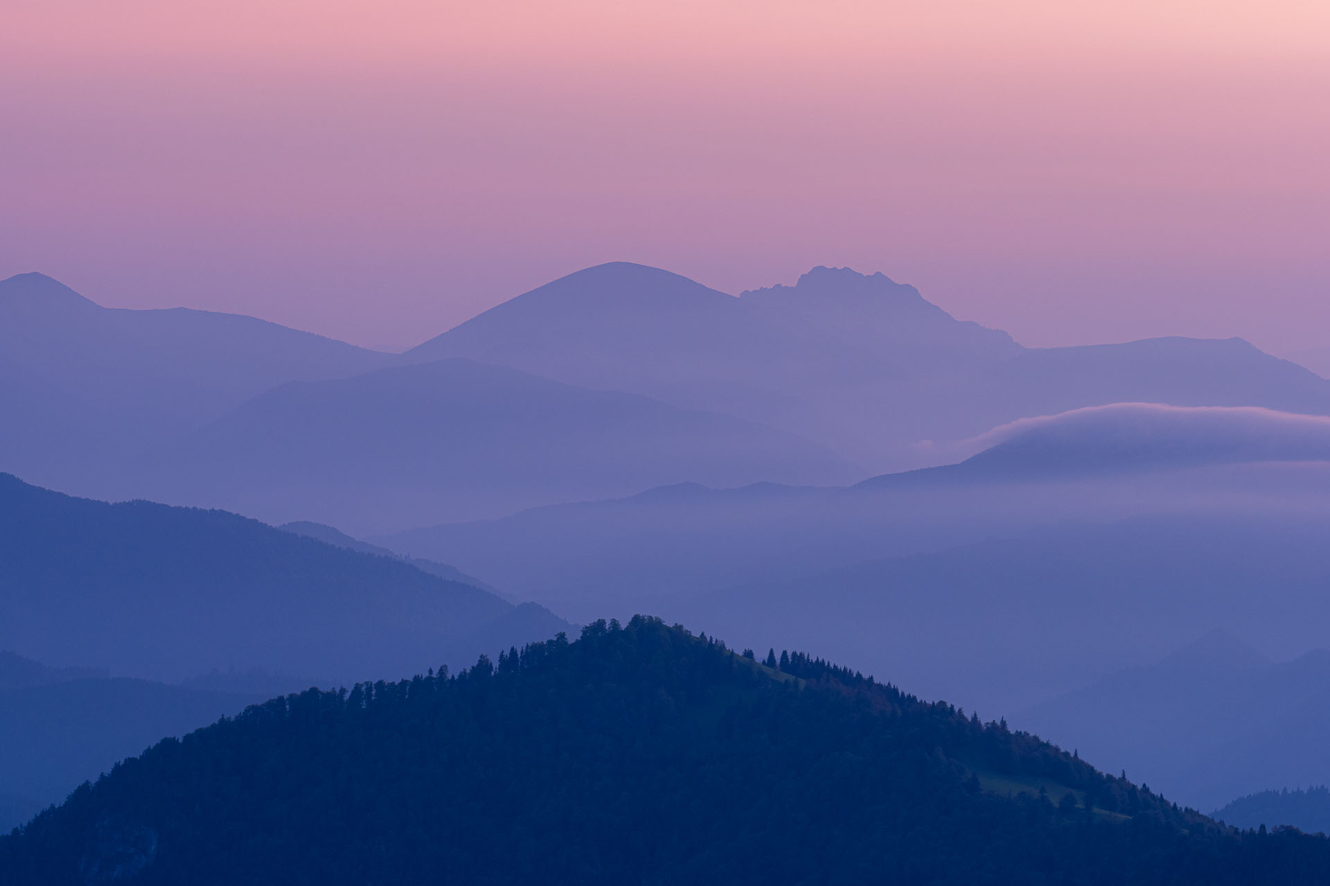 Rakytov od vojenskej zotavovne Granit Smrekovica (Veľká Fatra)