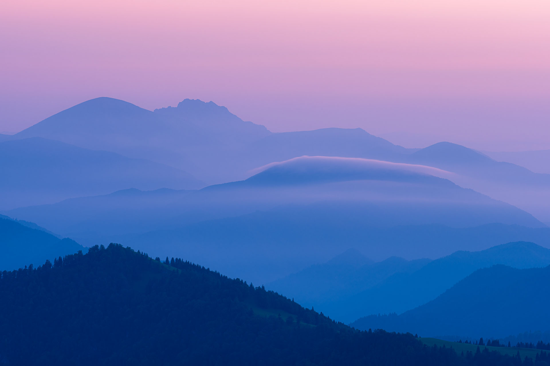 Rakytov od vojenskej zotavovne Granit Smrekovica (Veľká Fatra)