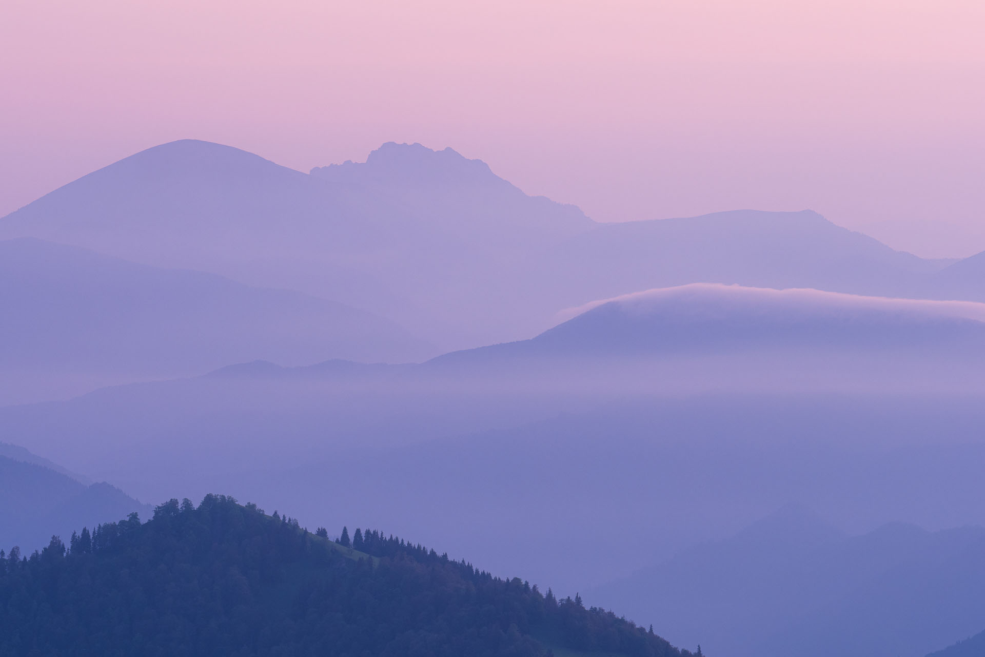 Rakytov od vojenskej zotavovne Granit Smrekovica (Veľká Fatra)