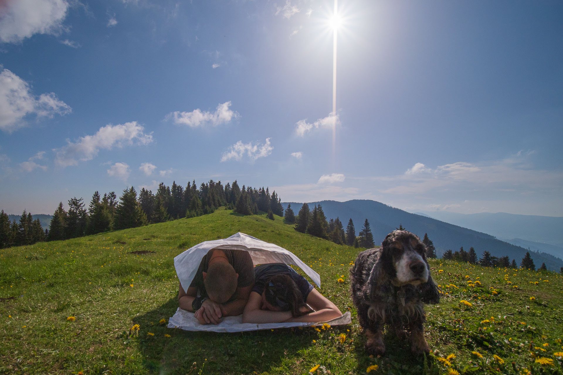 Rakytov od vojenskej zotavovne Granit Smrekovica (Veľká Fatra)