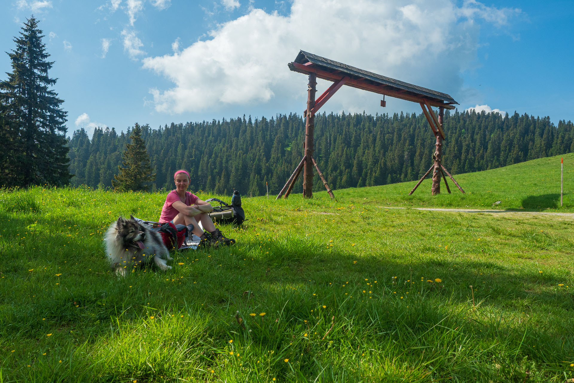 Rakytov od vojenskej zotavovne Granit Smrekovica (Veľká Fatra)