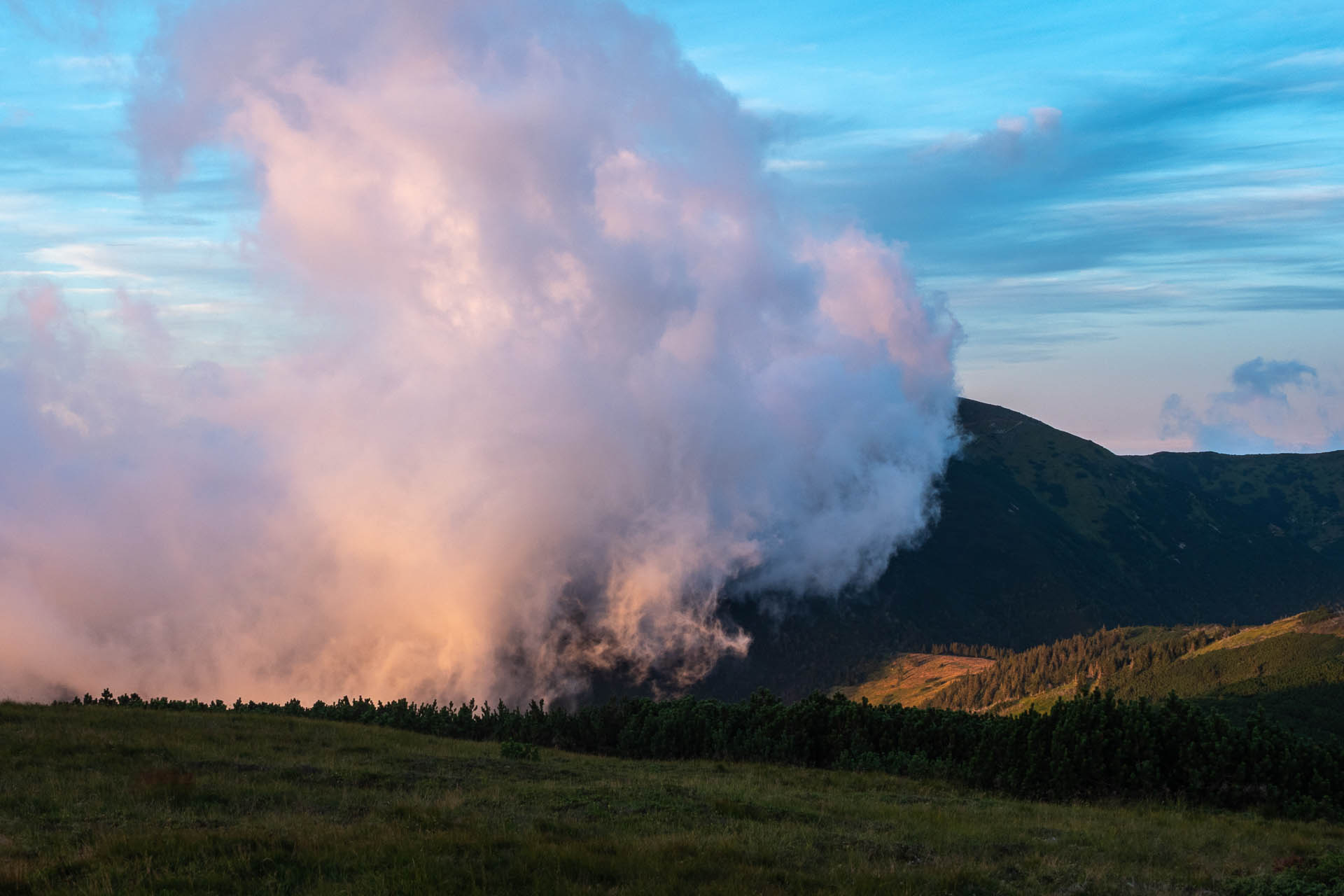 Rovná hoľa z Vyšnej Boce (Nízke Tatry)