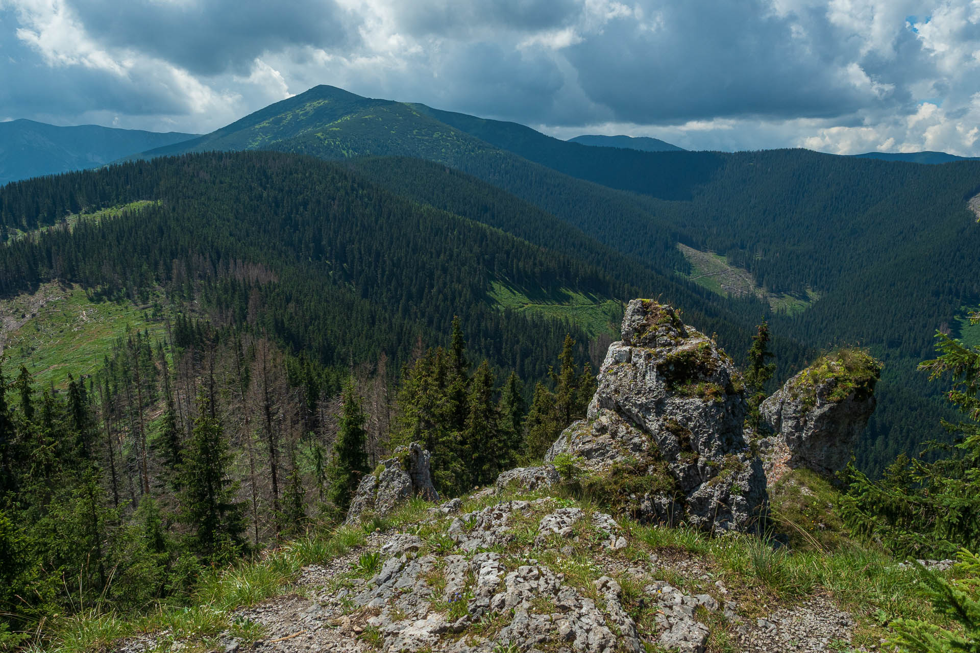 Siná od Demänovskej jaskyne slobody (Nízke Tatry)