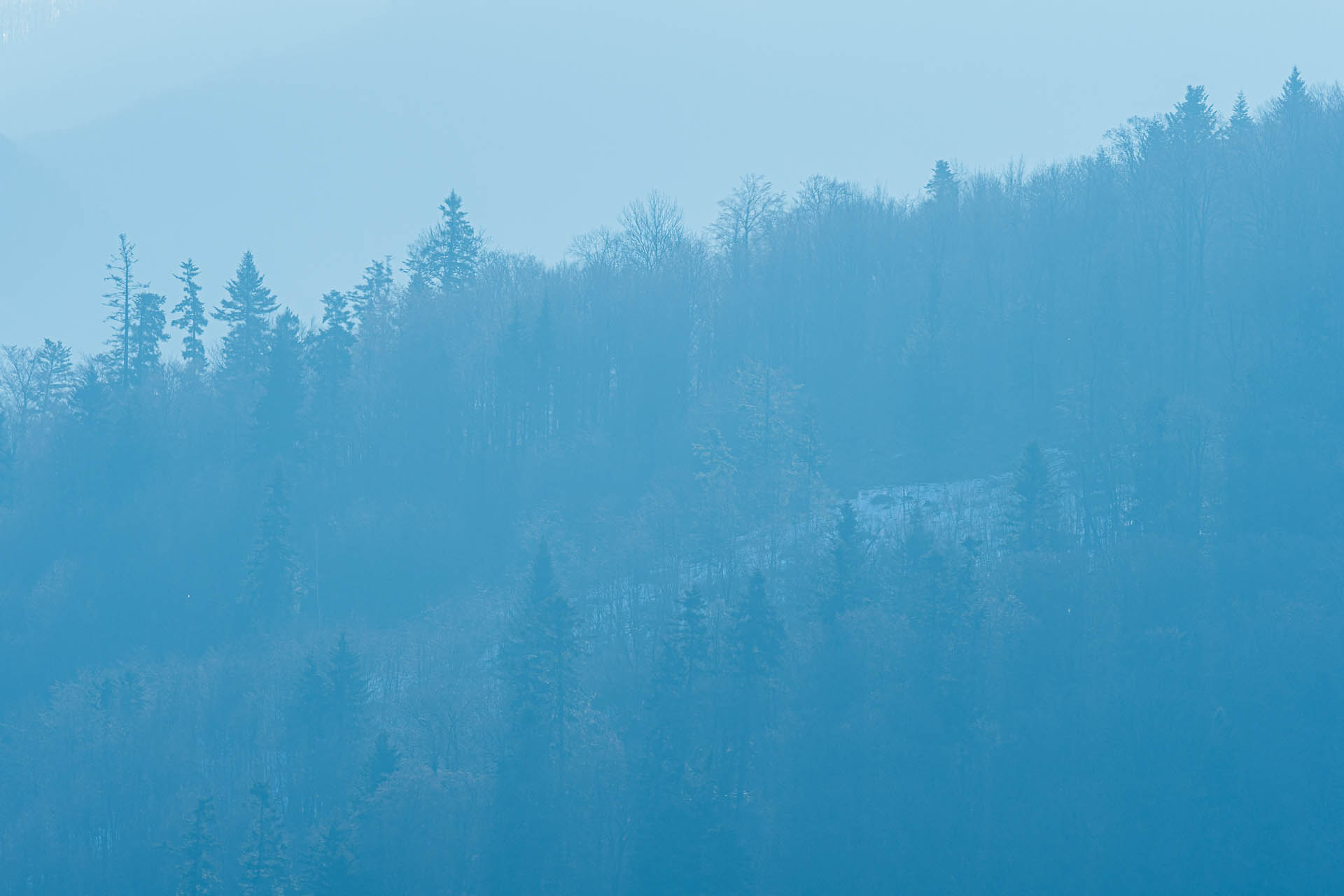 Sivec a Drienkova skala od Ružína (Čierna hora)