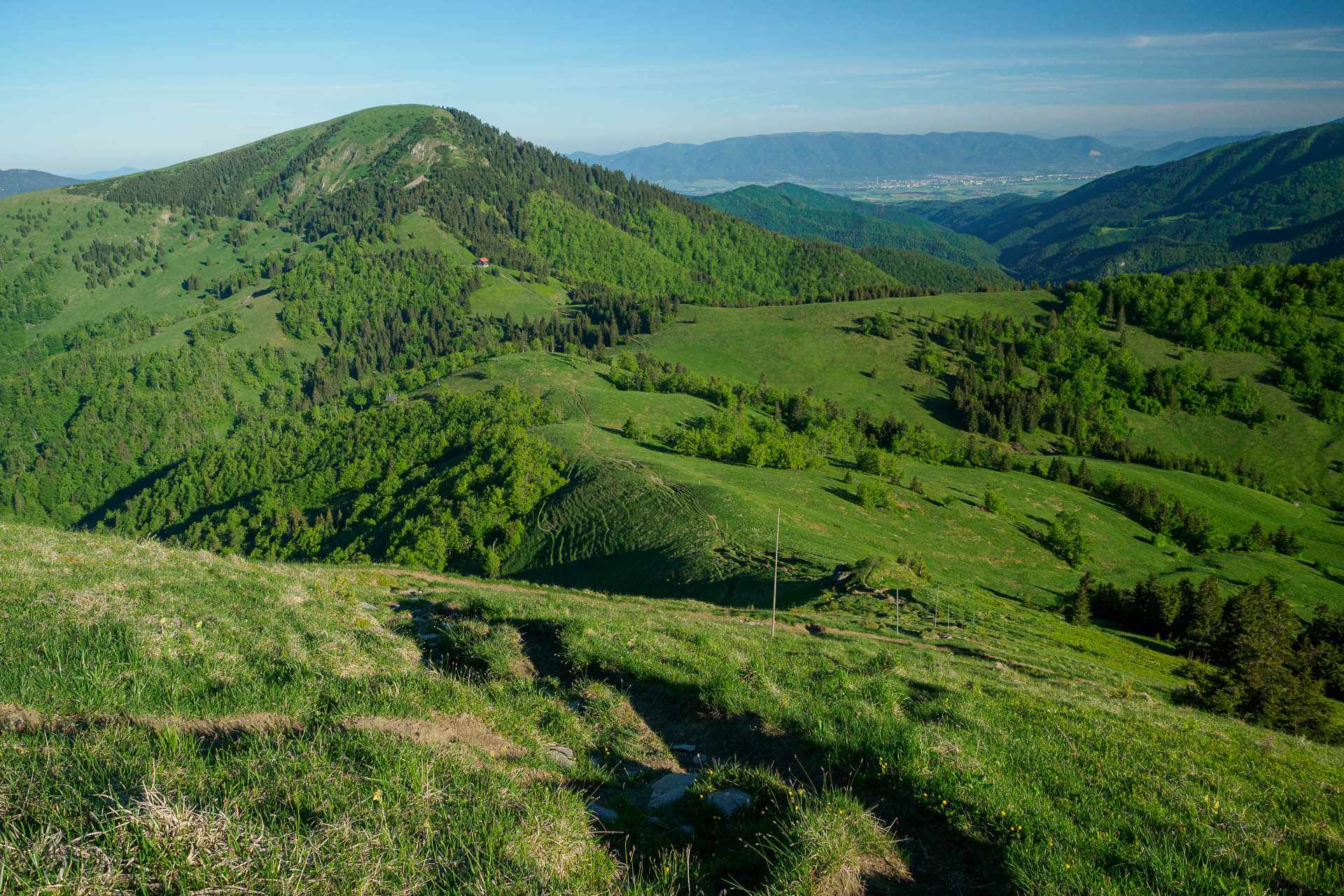 Z Chaty pod Borišovom na Rakytov (Veľká Fatra)