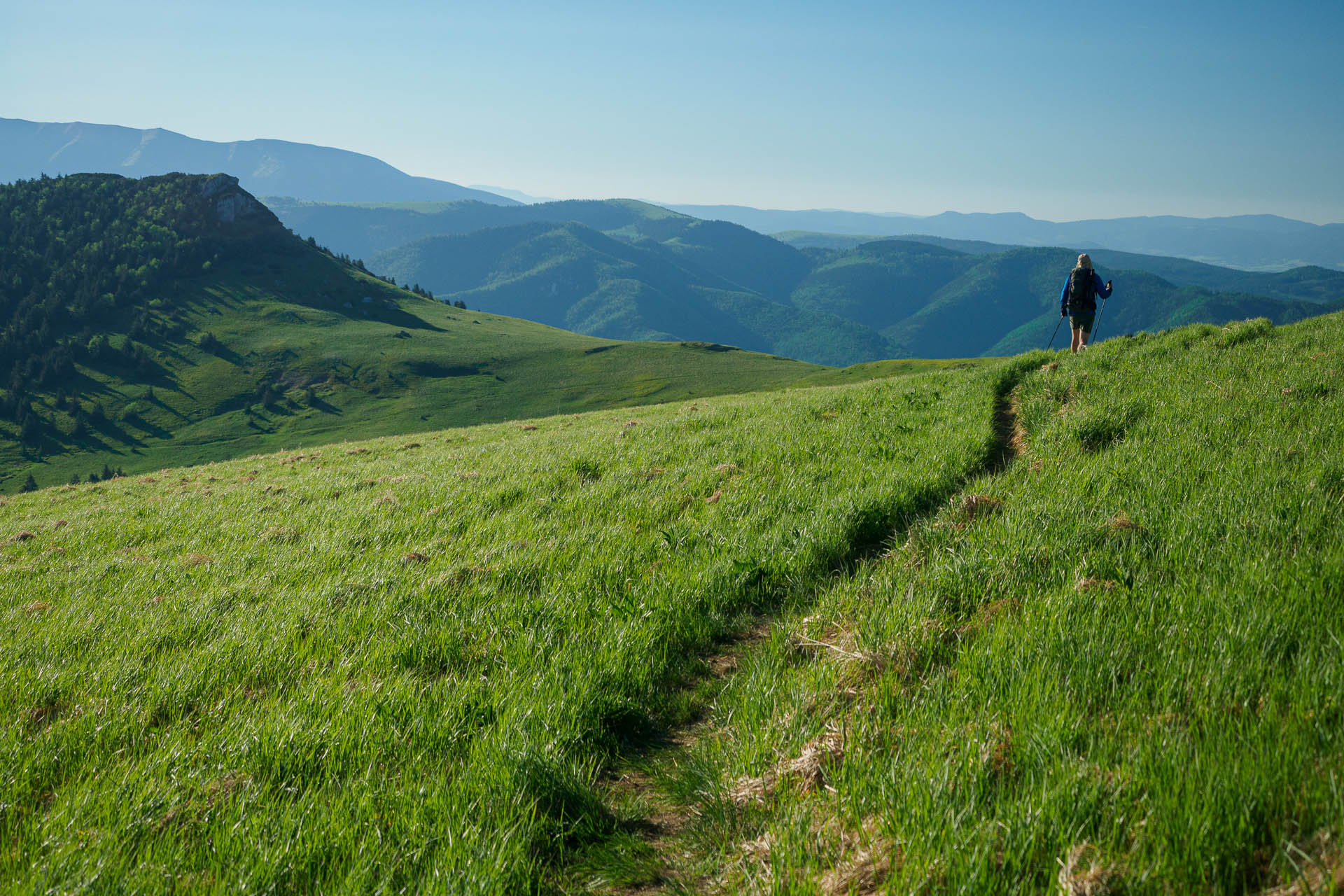 Z Chaty pod Borišovom na Rakytov (Veľká Fatra)