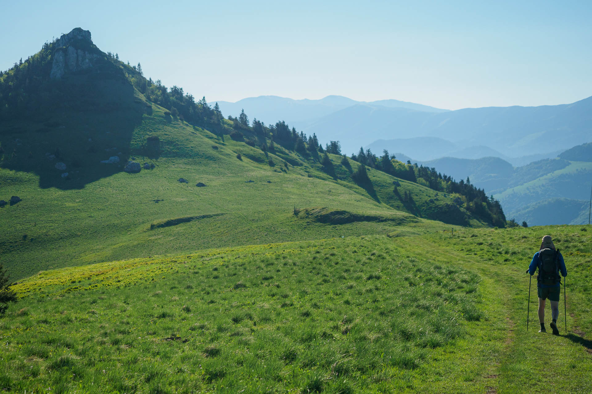 Z Chaty pod Borišovom na Rakytov (Veľká Fatra)