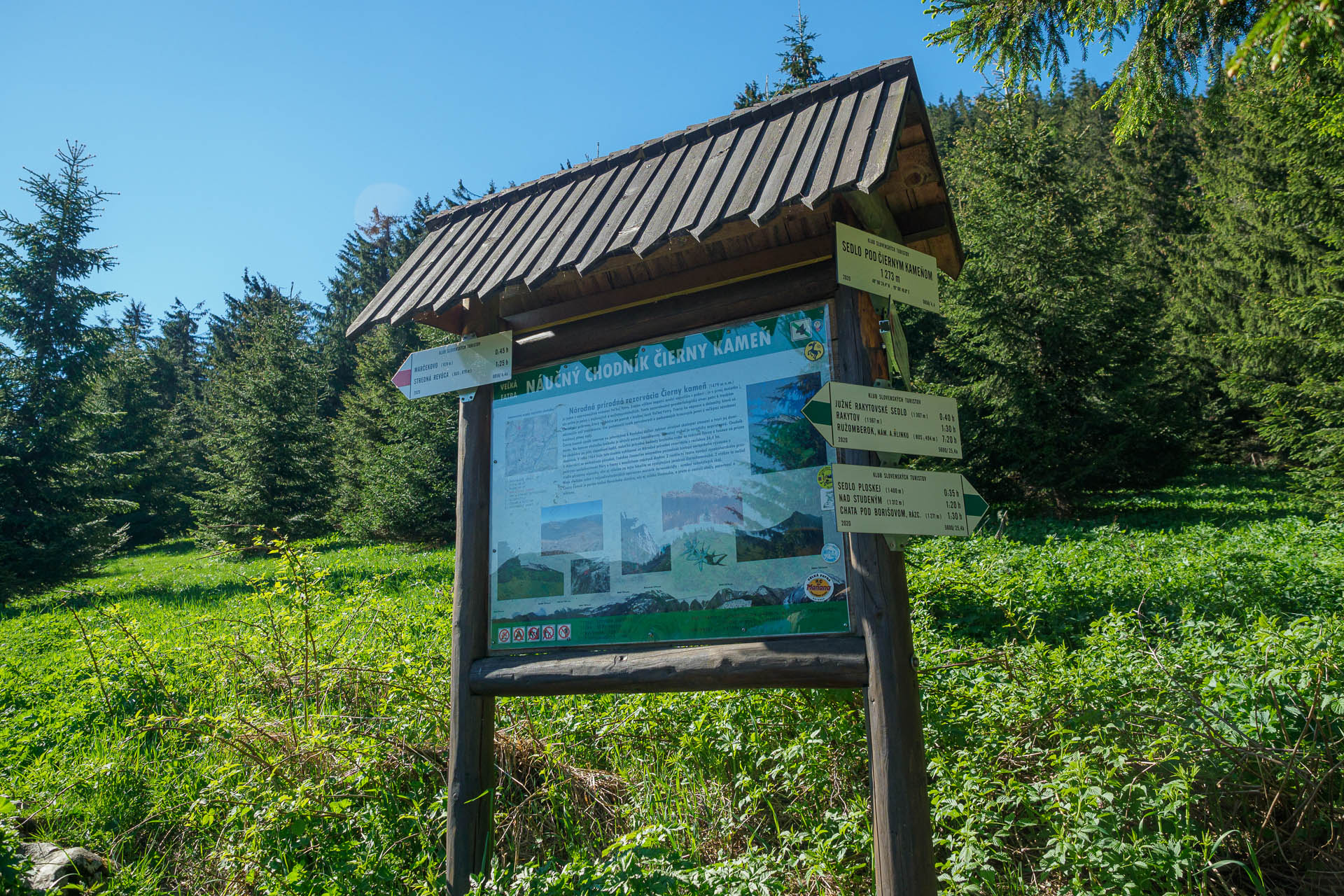 Z Chaty pod Borišovom na Rakytov (Veľká Fatra)