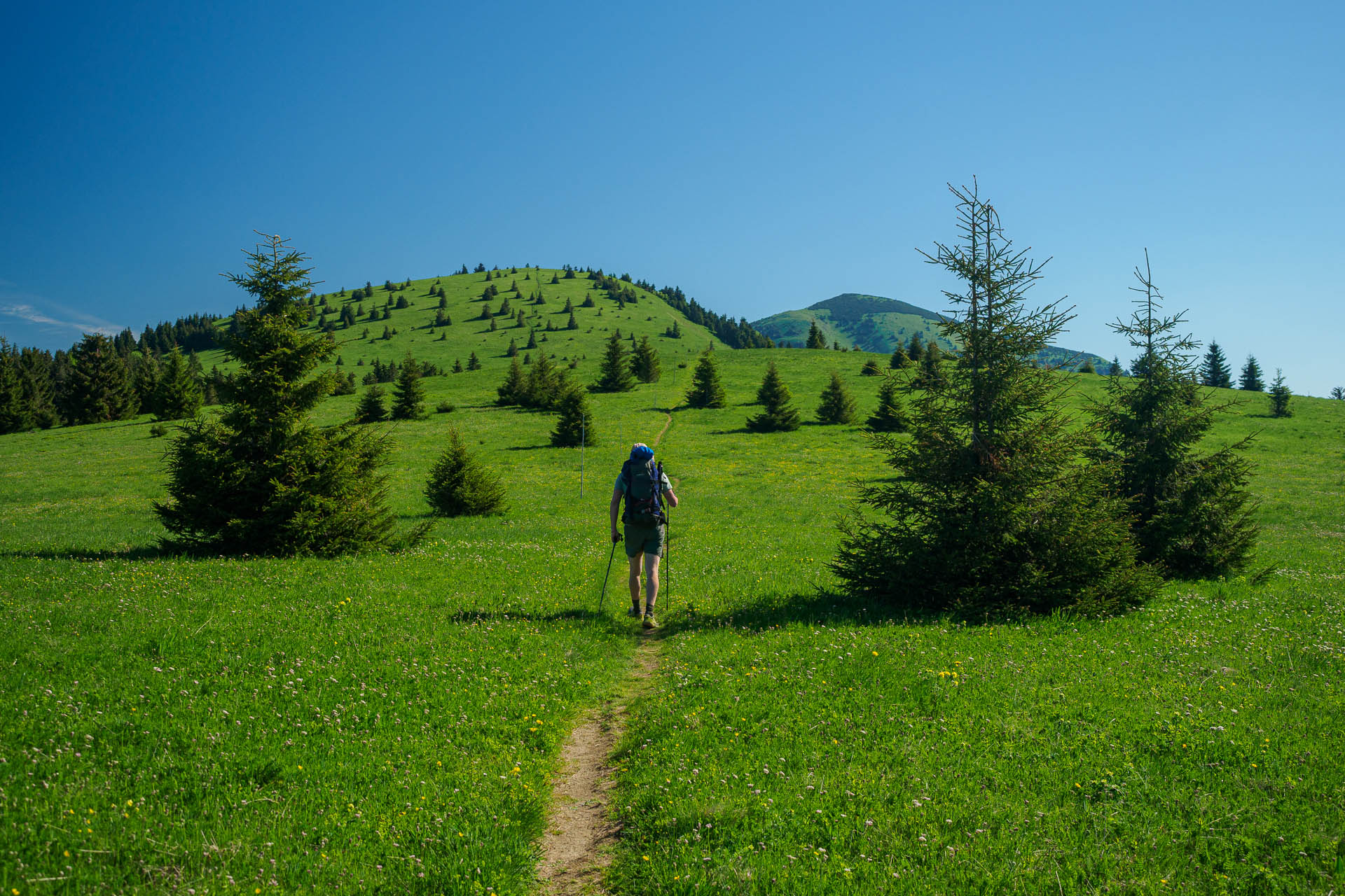 Z Chaty pod Borišovom na Rakytov (Veľká Fatra)