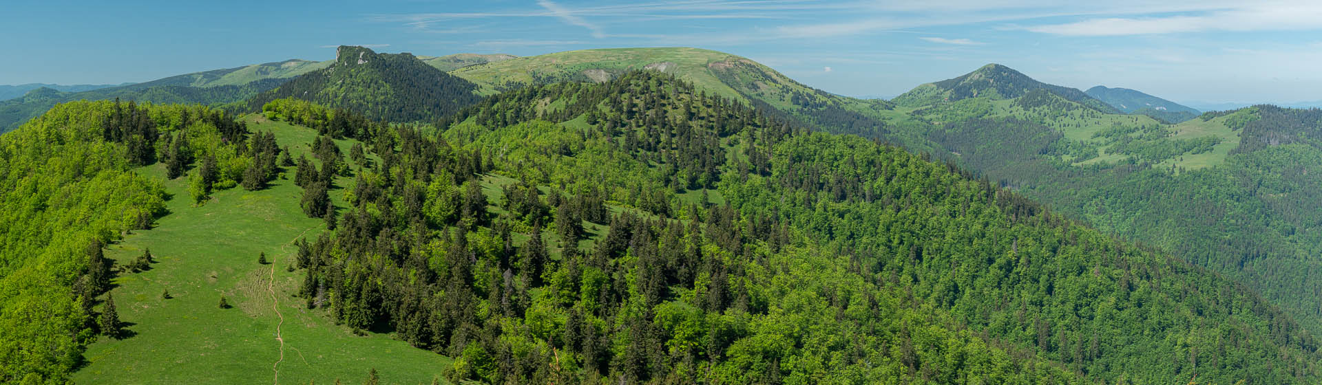 Z Chaty pod Borišovom na Rakytov (Veľká Fatra)