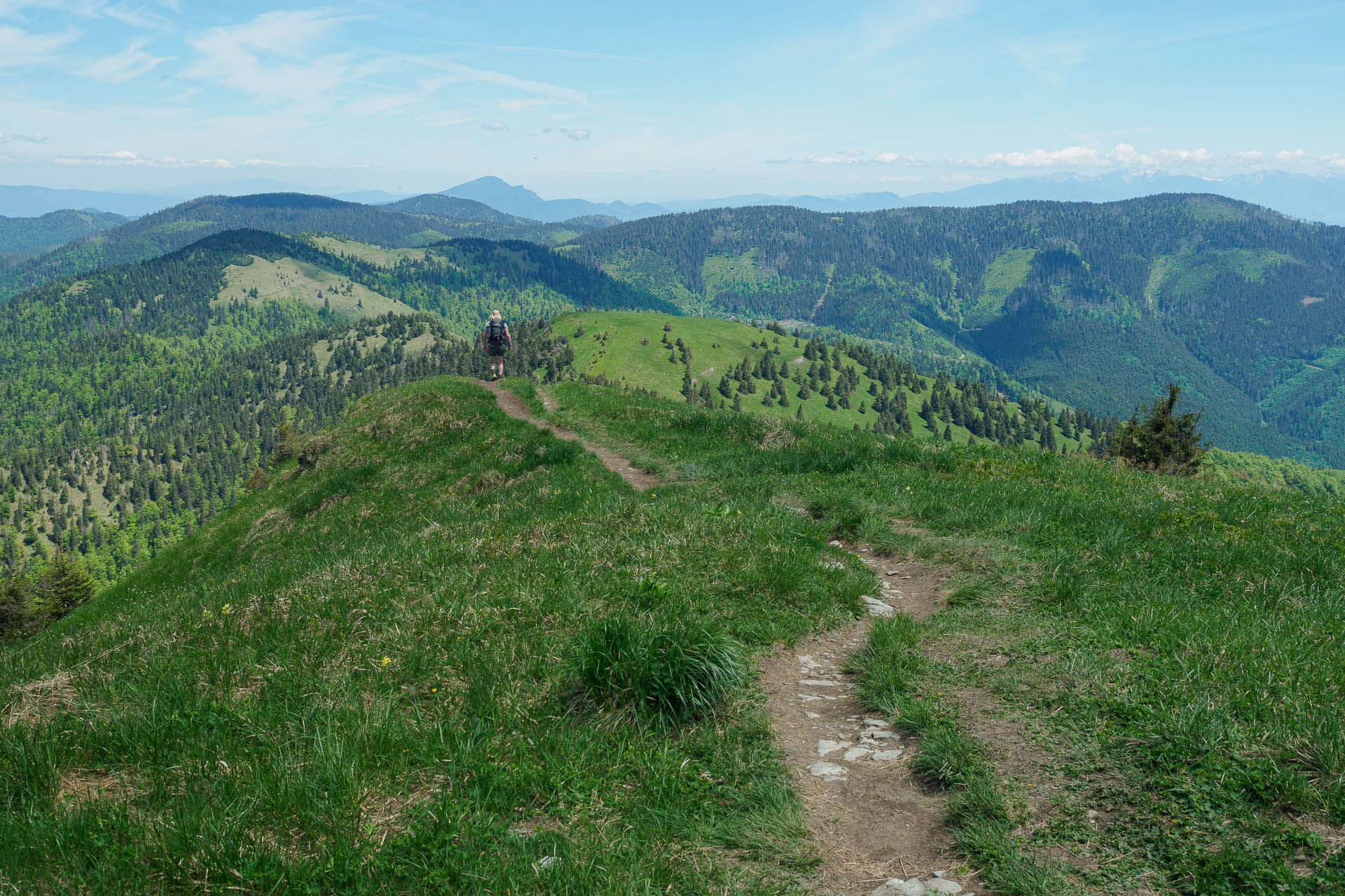 Z Chaty pod Borišovom na Rakytov (Veľká Fatra)