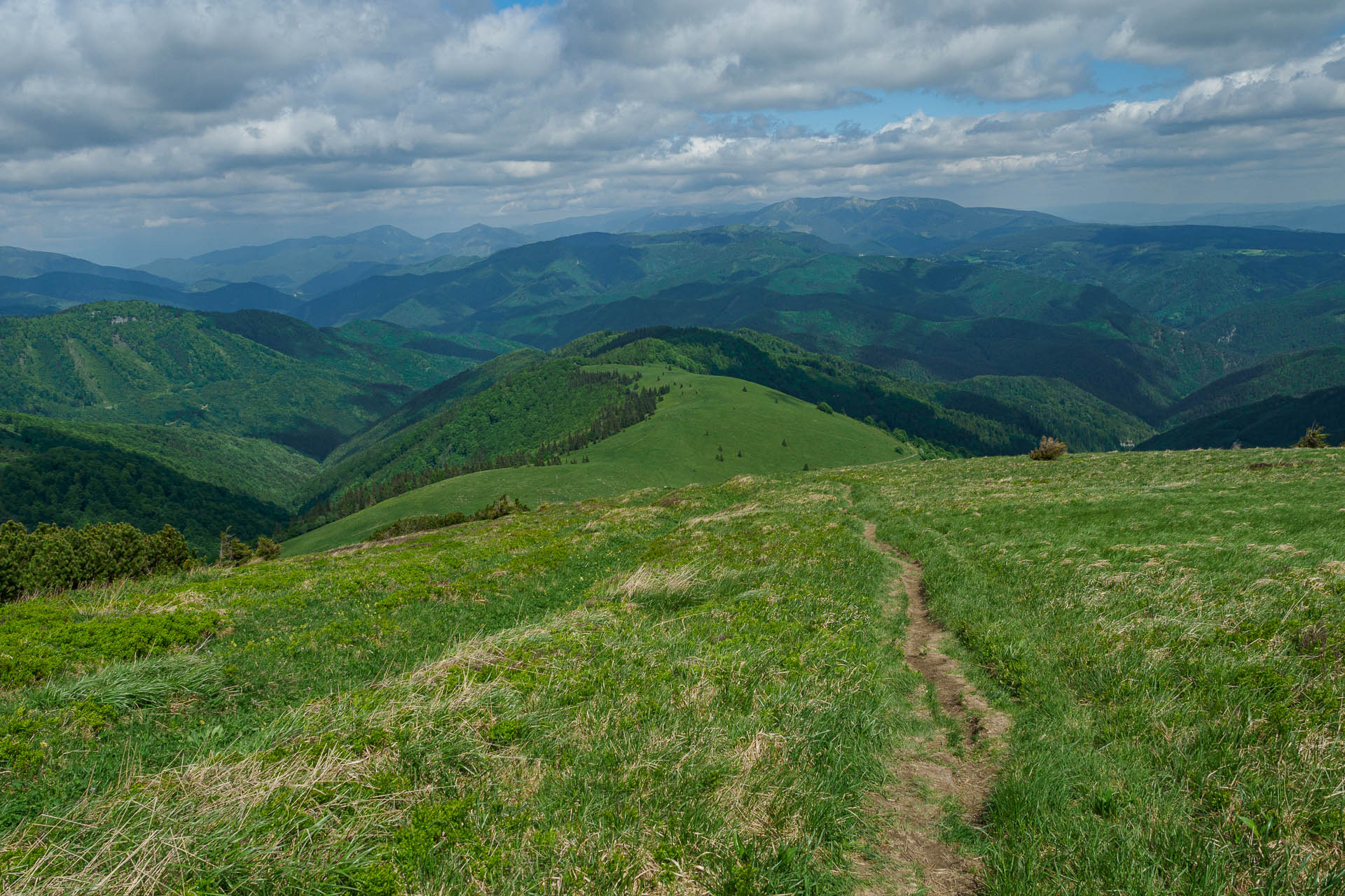 Z Vyšnej Revúcej cez Krížnu a Ostredok na Salaš pod Suchým vrchom (Veľká Fatra)