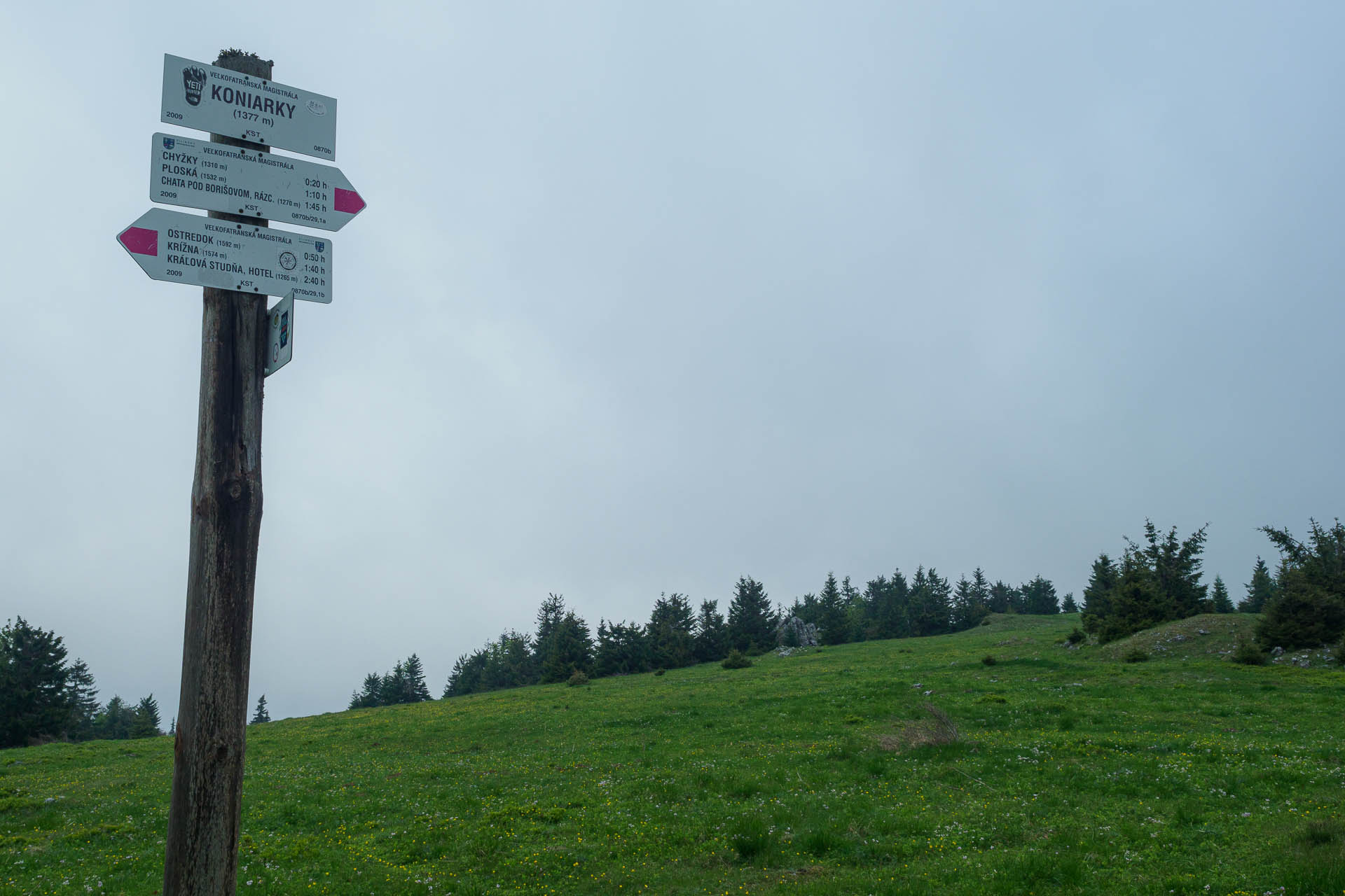 Zo Salaša pod Suchým vrchom cez Ploskú na Borišov (Veľká Fatra)