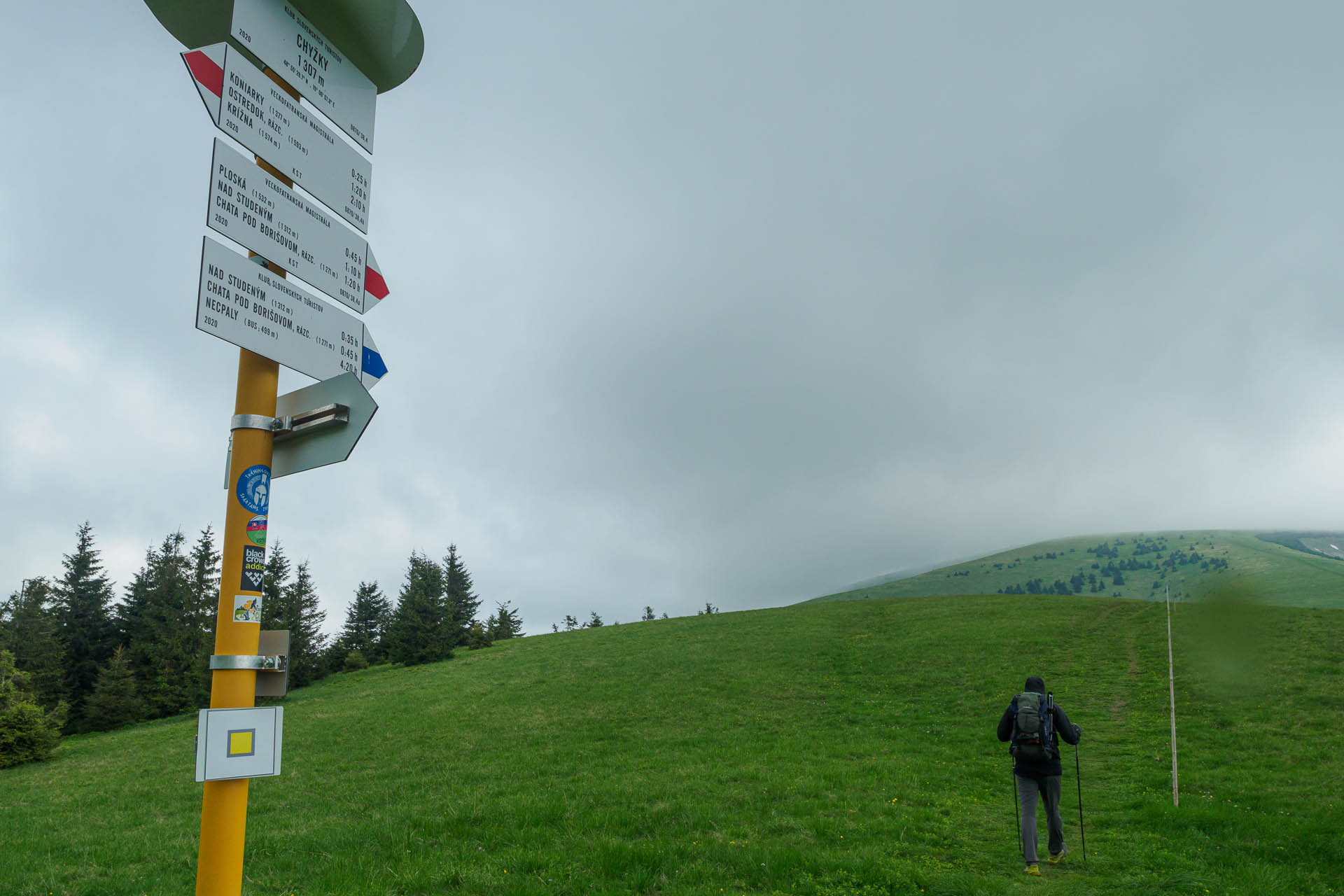 Zo Salaša pod Suchým vrchom cez Ploskú na Borišov (Veľká Fatra)