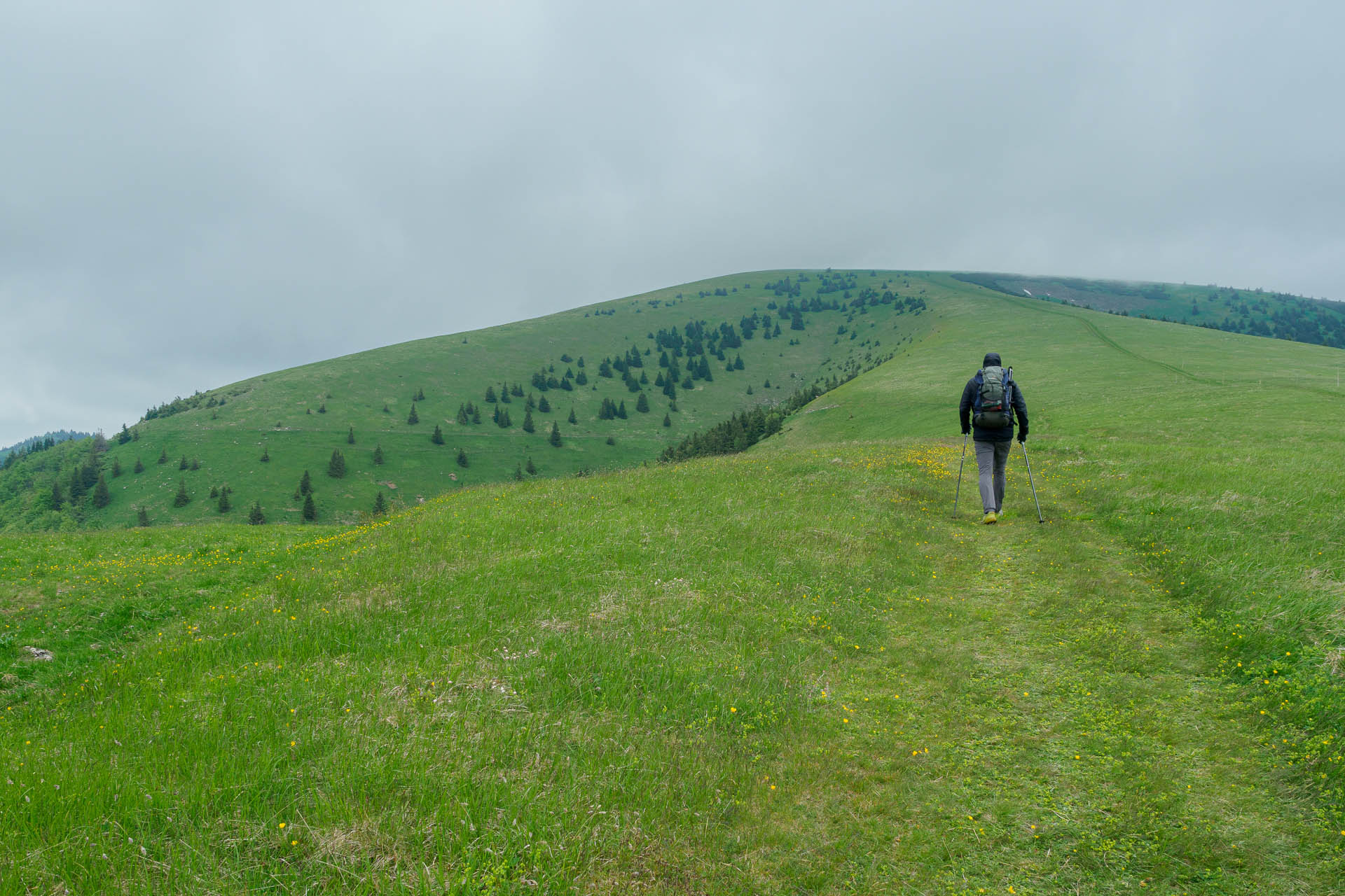 Zo Salaša pod Suchým vrchom cez Ploskú na Borišov (Veľká Fatra)