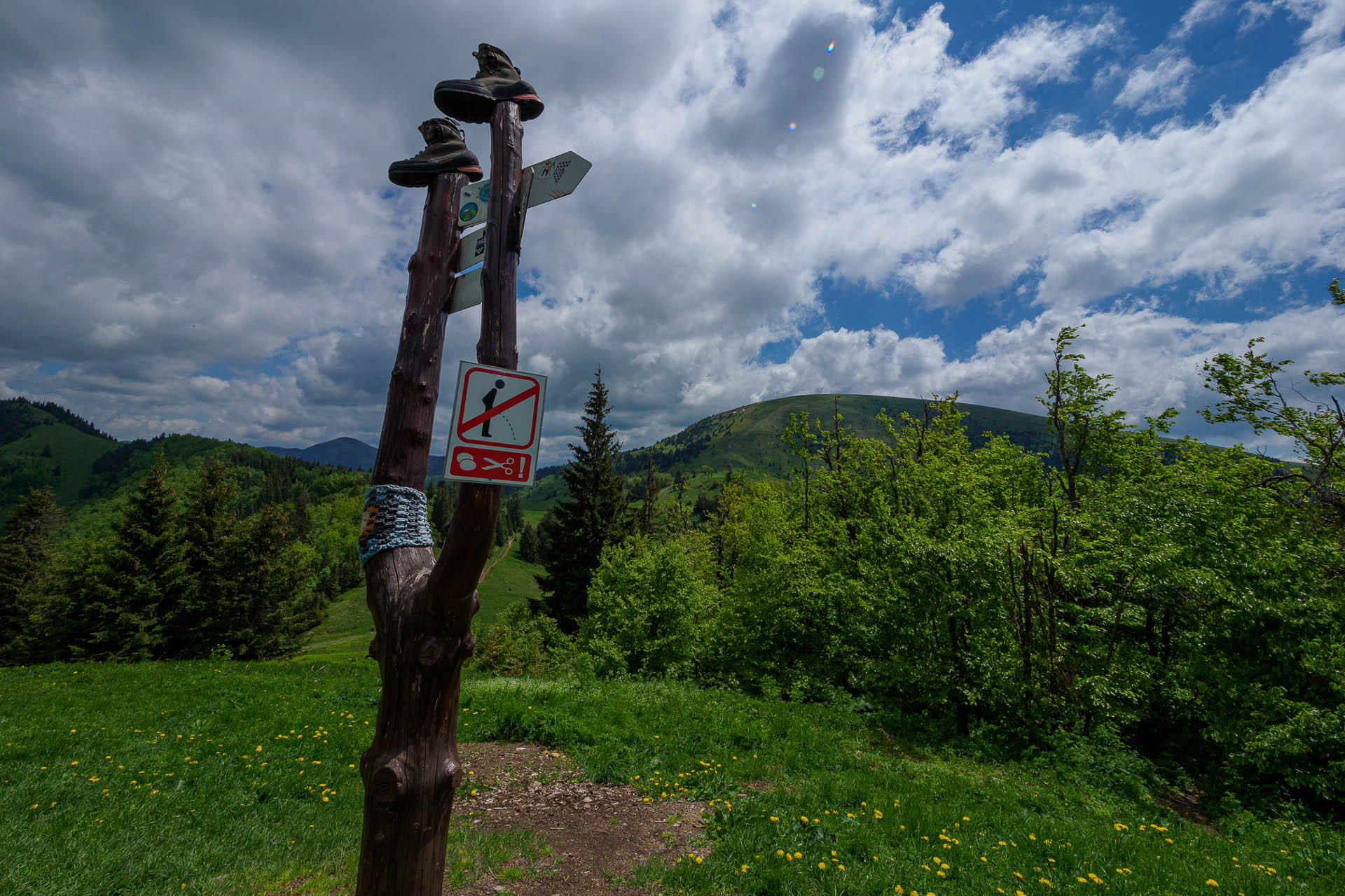 Zo Salaša pod Suchým vrchom cez Ploskú na Borišov (Veľká Fatra)