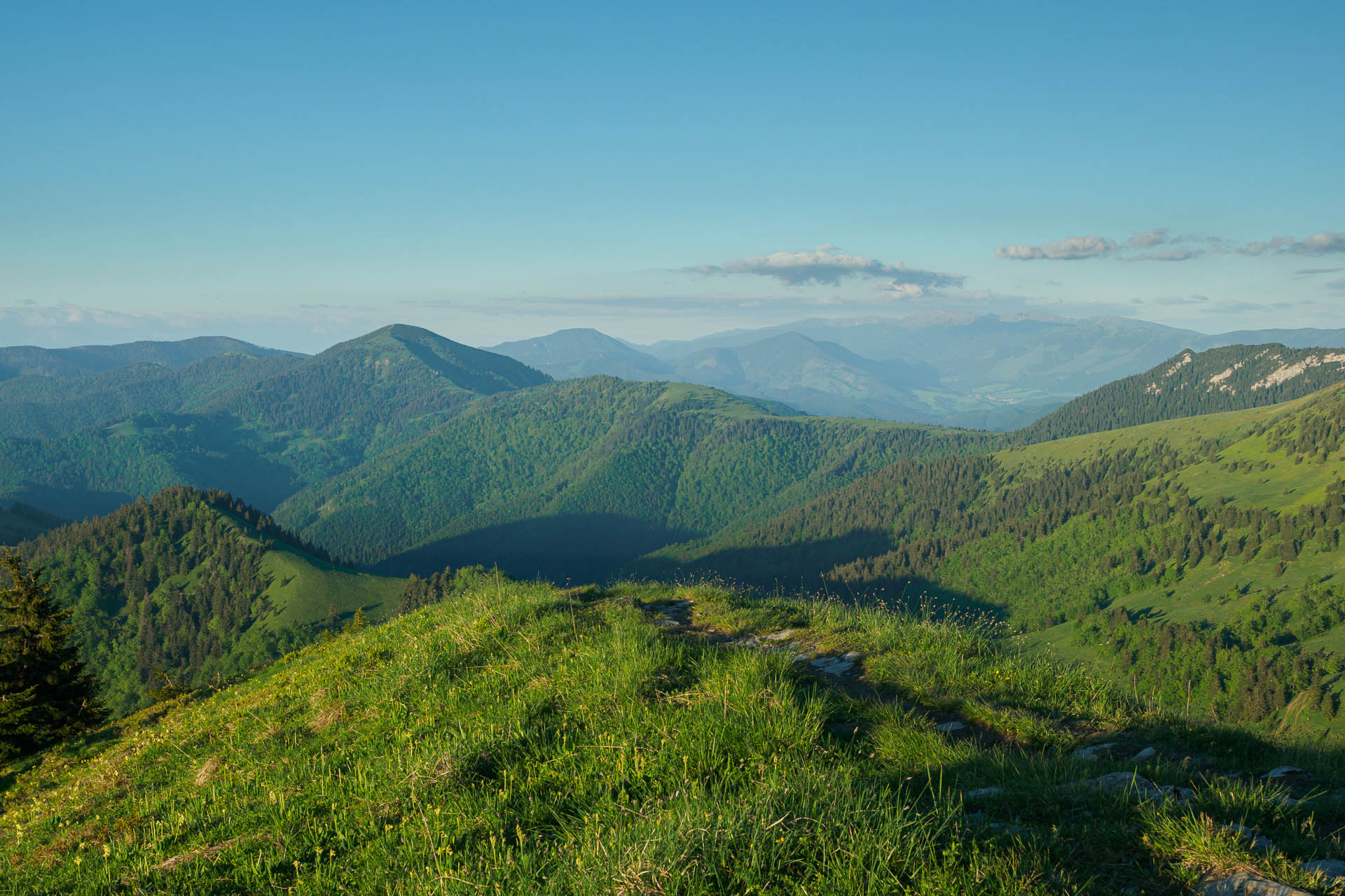 Zo Salaša pod Suchým vrchom cez Ploskú na Borišov (Veľká Fatra)