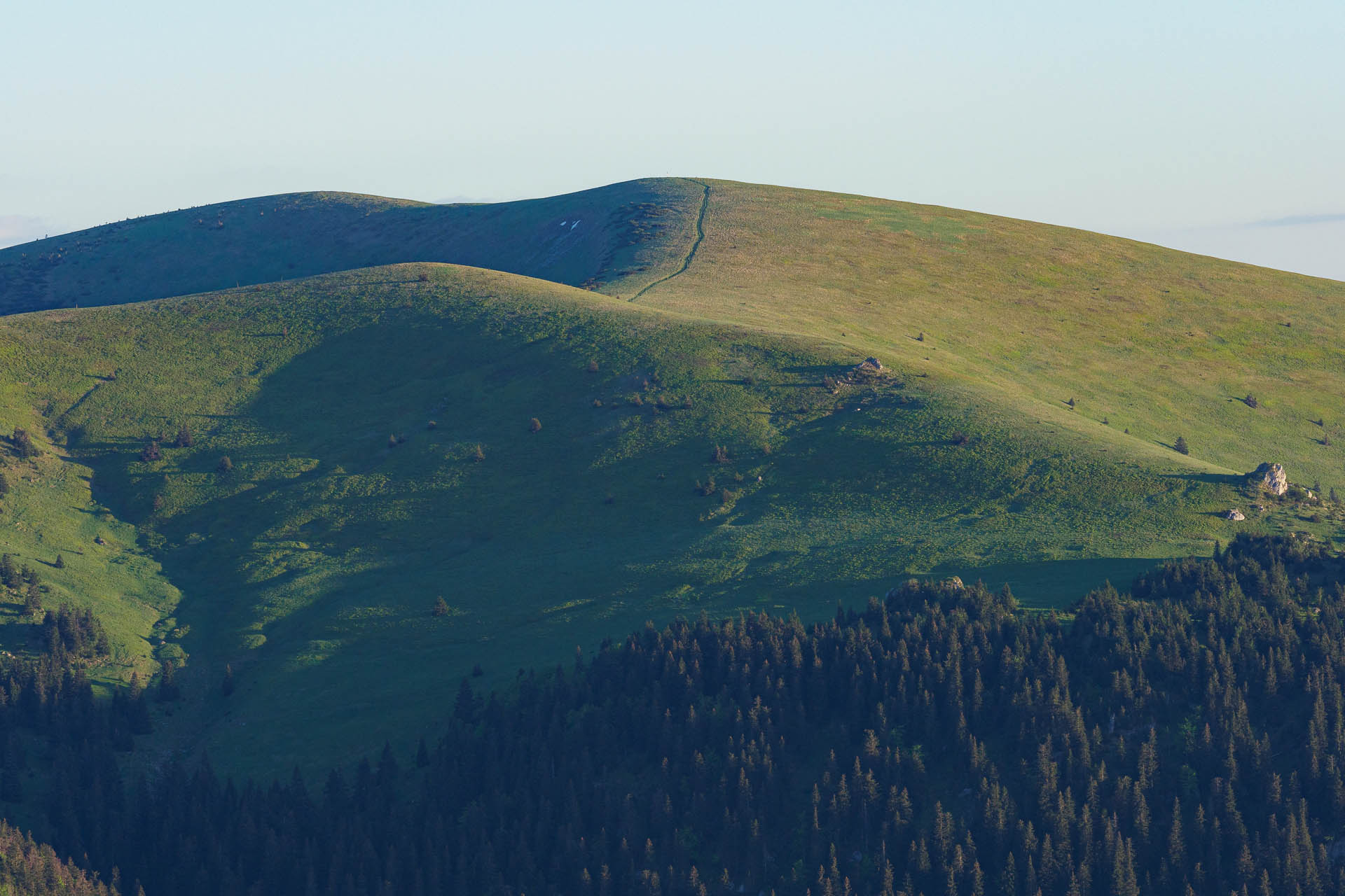 Zo Salaša pod Suchým vrchom cez Ploskú na Borišov (Veľká Fatra)