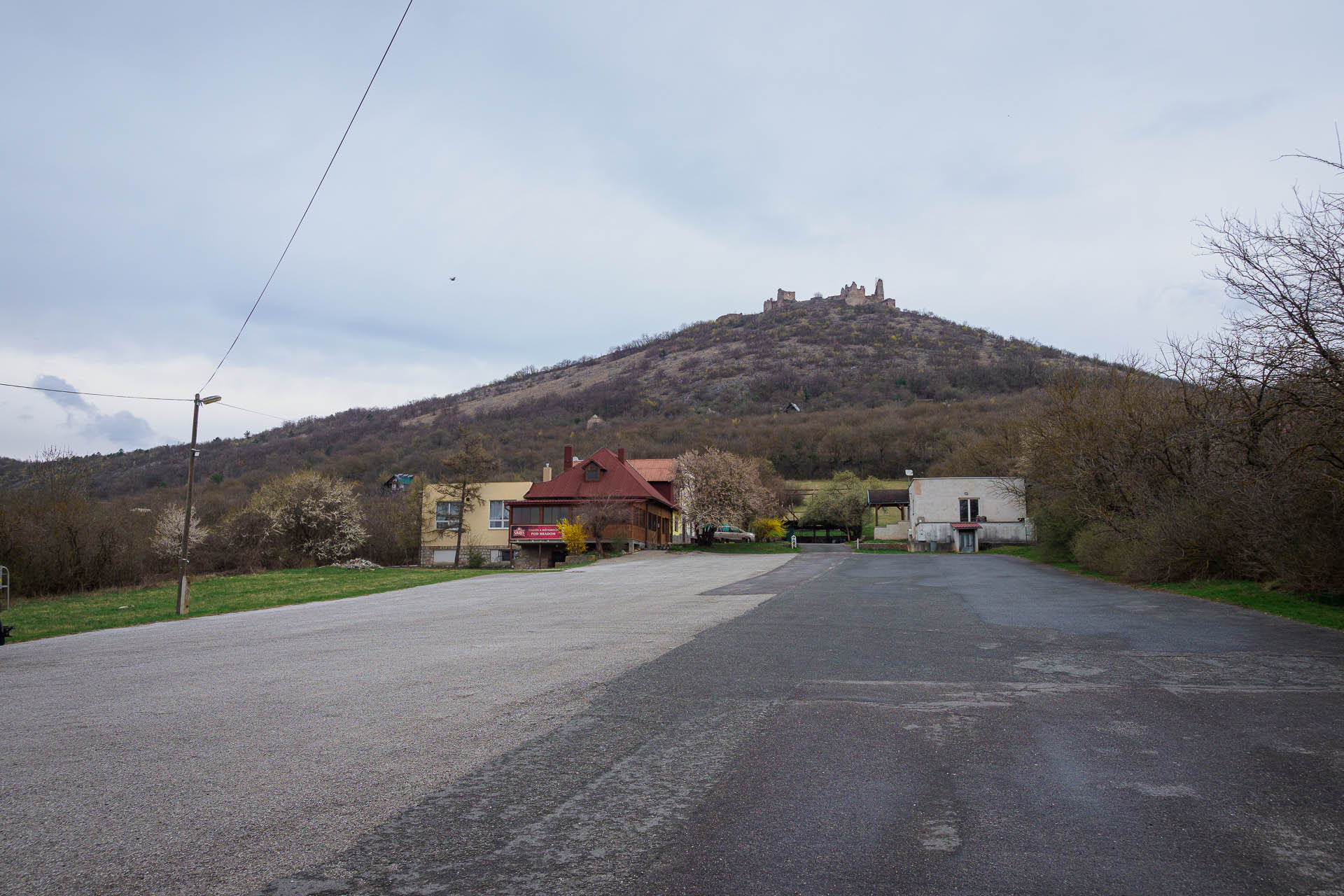 Vyhliadka v Zádieli od Reštaurácie pod Hradom